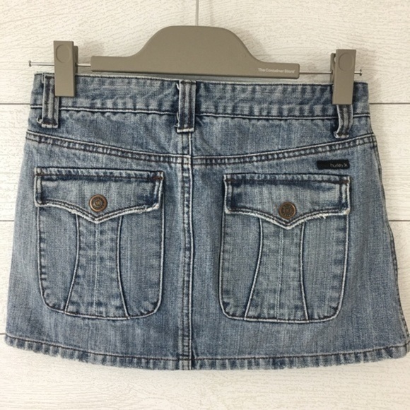 Hurley Denim Mini Skirt - Picture 2 of 4